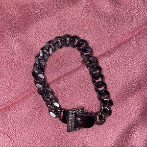 Silver buckle bracelet